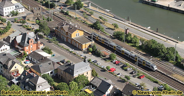 Bahnhof in Oberwesel am Rhein